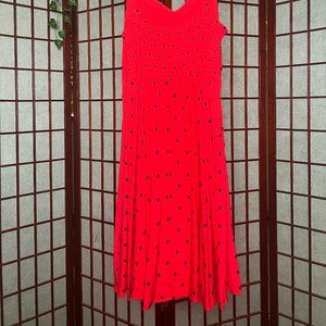 RED POLKA DOT SUMMER DRESS